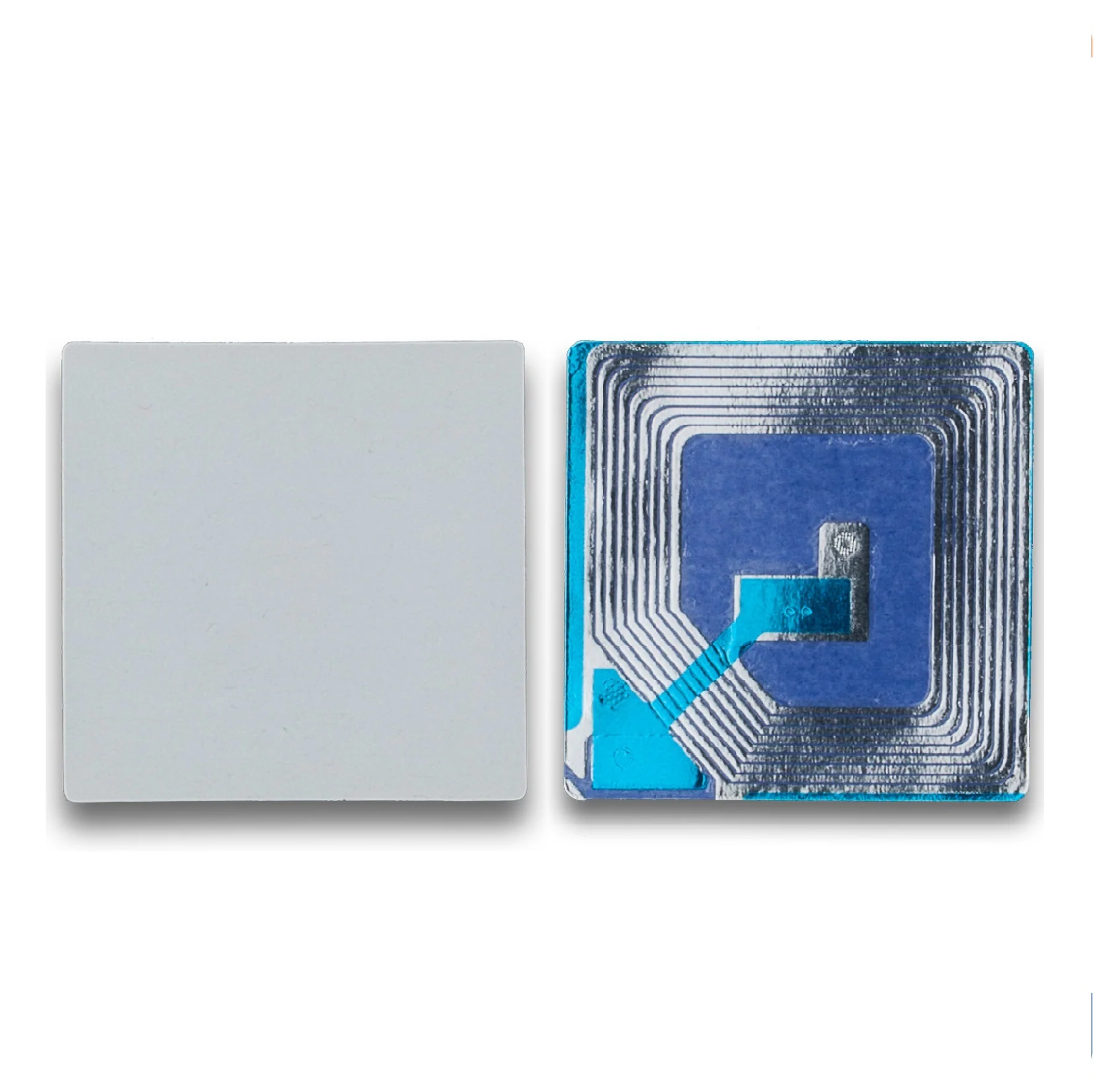 10000 RF 8.2Mhz Paper Security Labels 1.5 inch (4x4) White Value Package