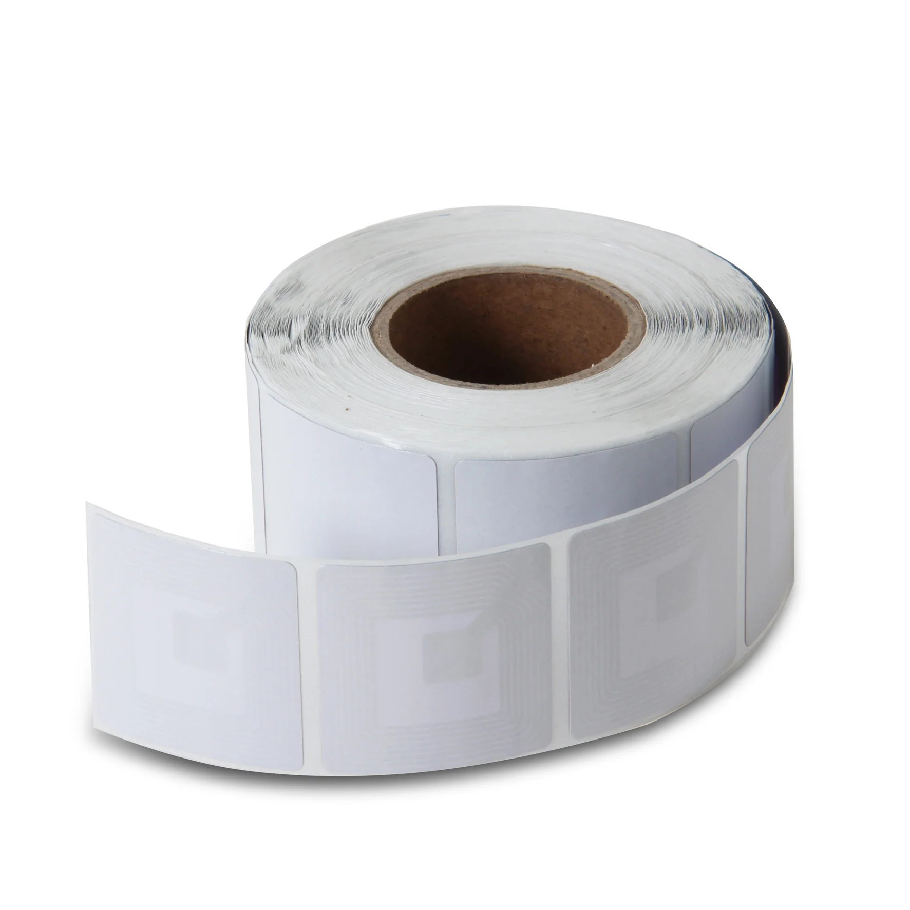 10000 RF 8.2Mhz Paper Security Labels 1.5 inch (4x4) White Value Package - Image 2