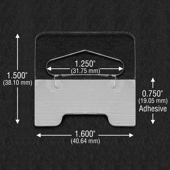 Self Adhesive Medium Duty Slot Hang Tab 14oz (1000 pcs) - Image 6