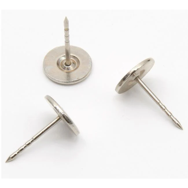 Flat Head Metal Tack 16mm Grooved