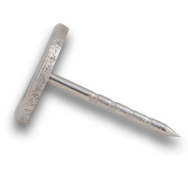 Flat Head Metal Pin Tack 19mm Grooved - Image 3