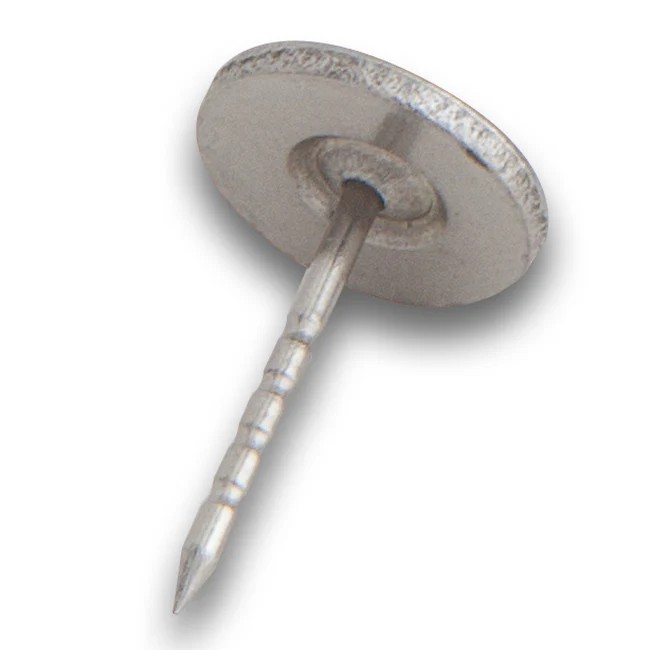 Flat Head Metal Pin Tack 19mm Grooved - Image 4