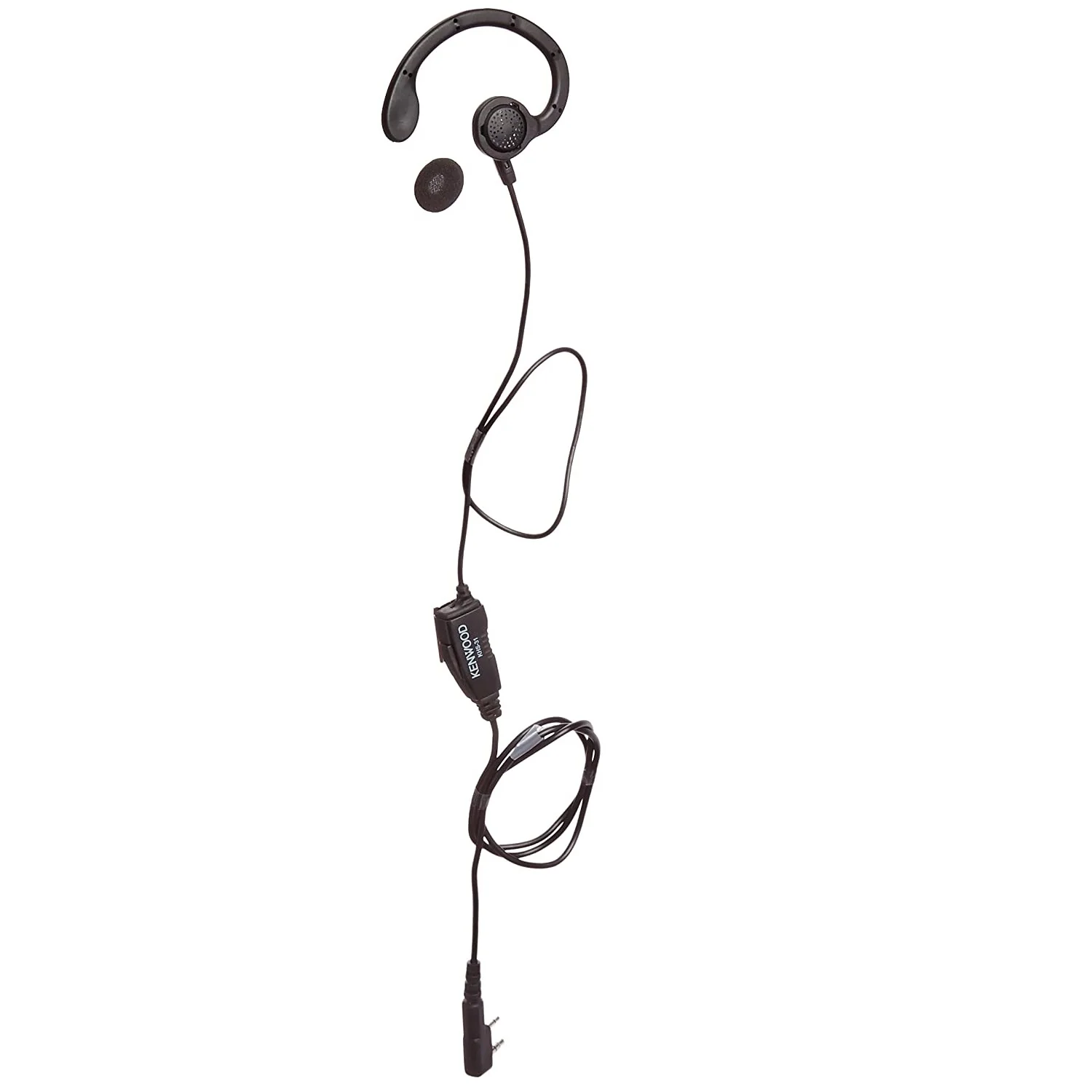 Kenwood KHS-31  C-Ring Ear Hanger w/ PTT & Mic - Image 3