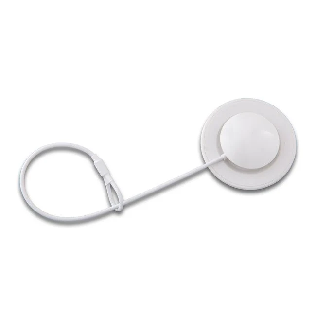 Security Lanyard Double Loop with Plastic Cover White - Image 7